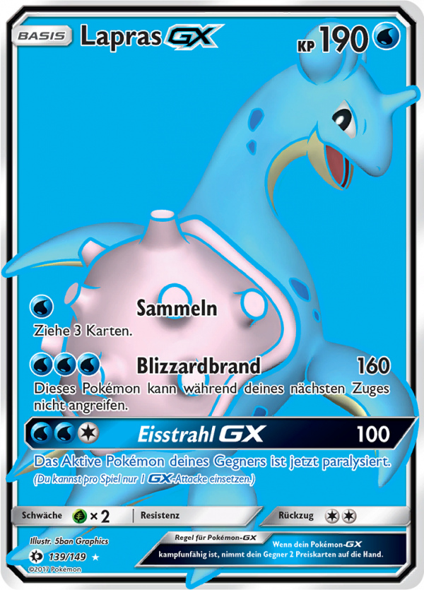 Lapras-GX - 139 - Sonne & Mond