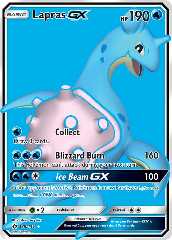 Lapras-GX - 139 - Sun & Moon