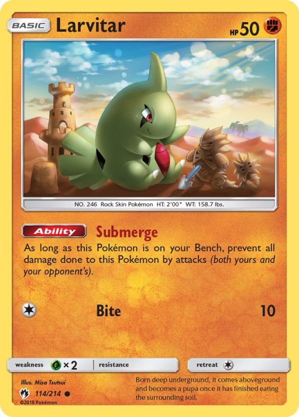 Larvitar - 114 - Lost Thunder