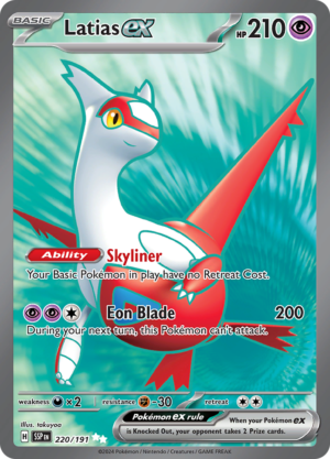 Latias ex-220-Surging Sparks