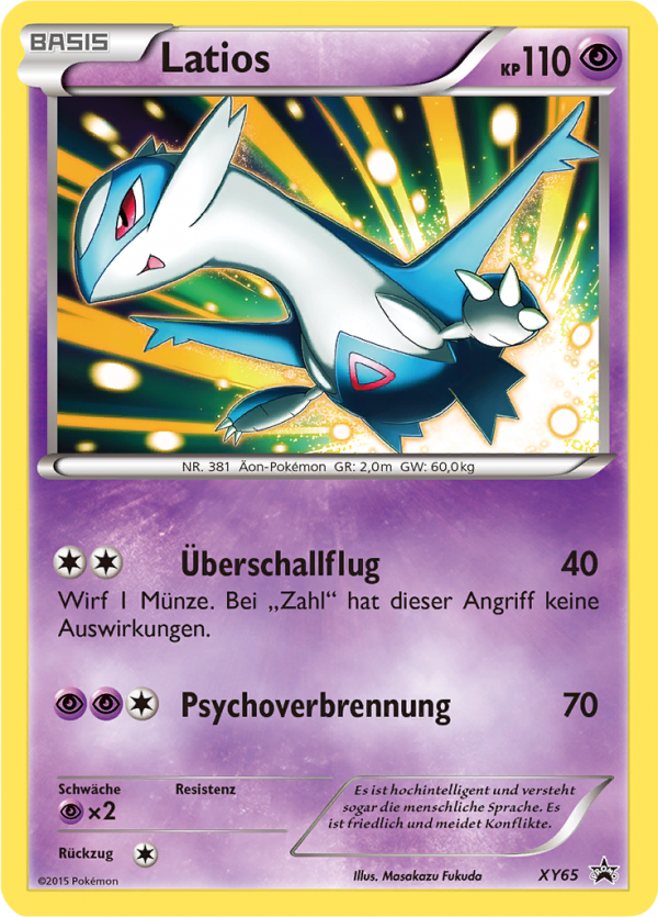 Latios - XY65 - XY Promos