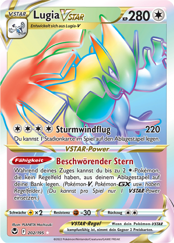 Lugia VSTAR - 202 - Silberne Sturmwinde