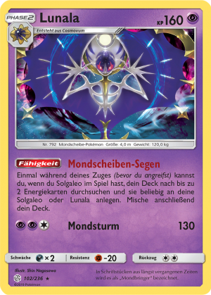 Lunala-GX 172/156 Ultra Prisma Pokemon Karte kaufen