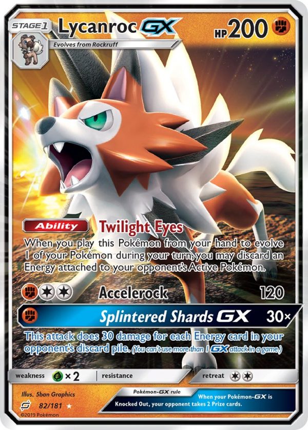 Lycanroc-GX - 82 - Team Up