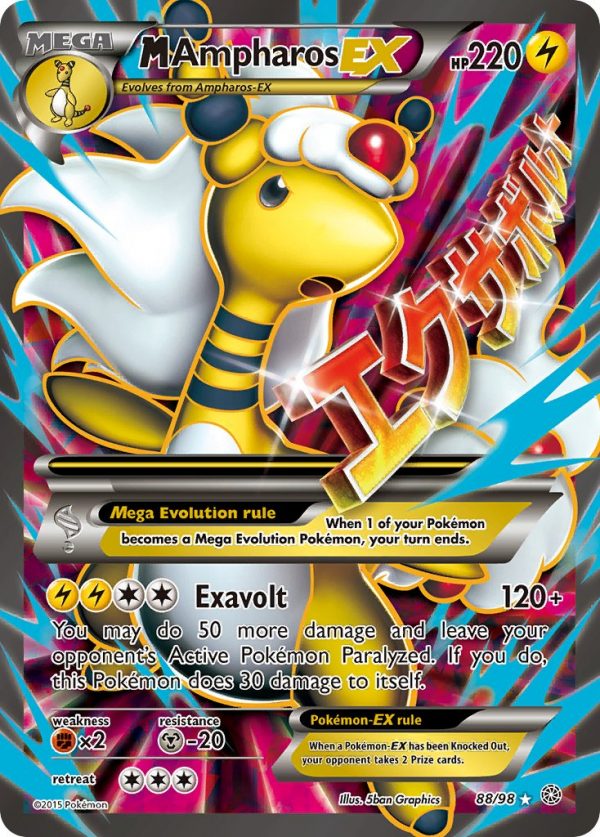 M Ampharos-EX - 88 - Ancient Origins