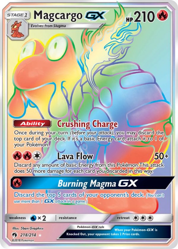 Magcargo-GX - 218 - Lost Thunder