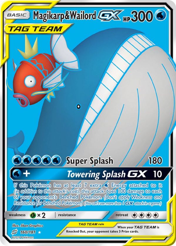 Magikarp & Wailord-GX - 160 - Team Up