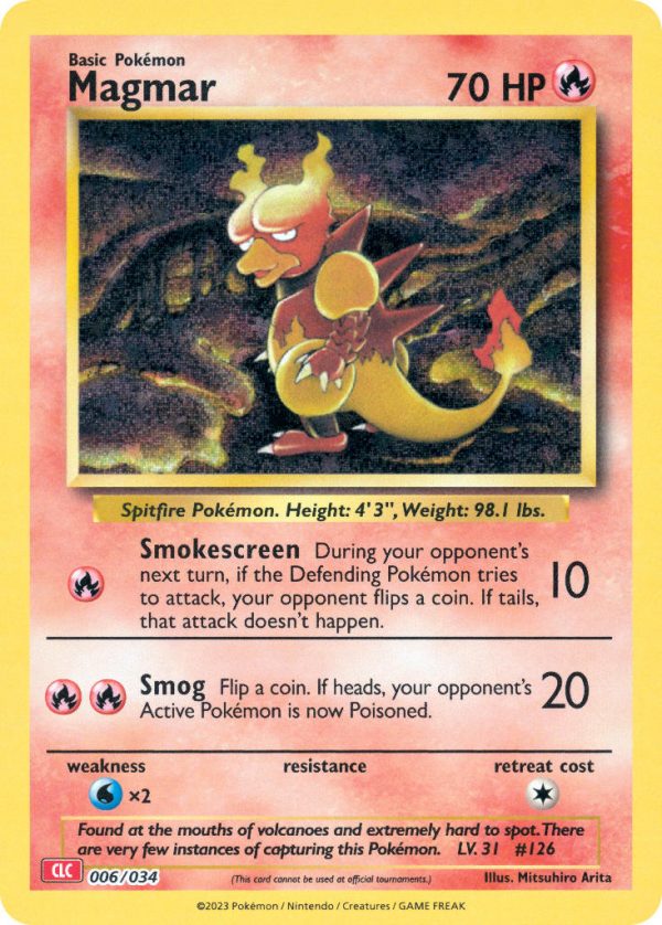 Magmar-006-Pokemon TCG Classic - Charizard