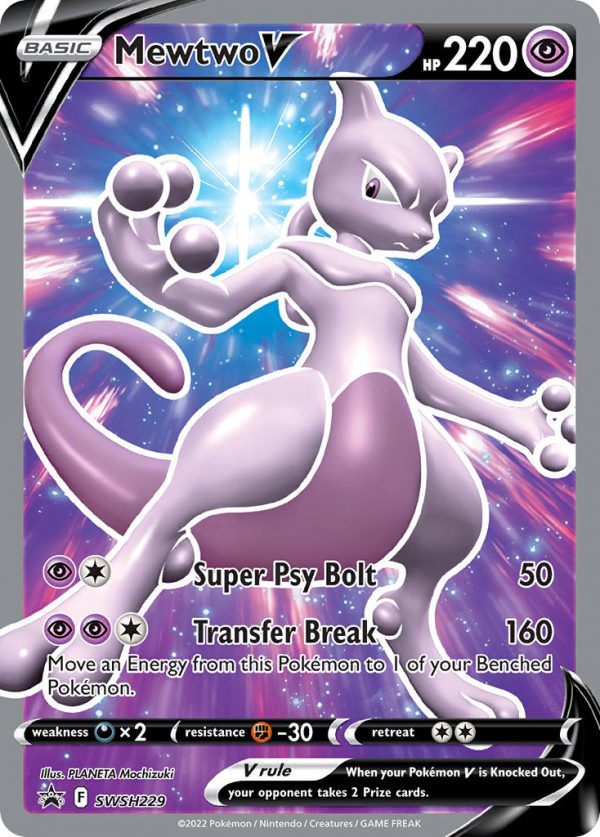 Mewtwo V - SWSH229 - Sword & Shield Promos