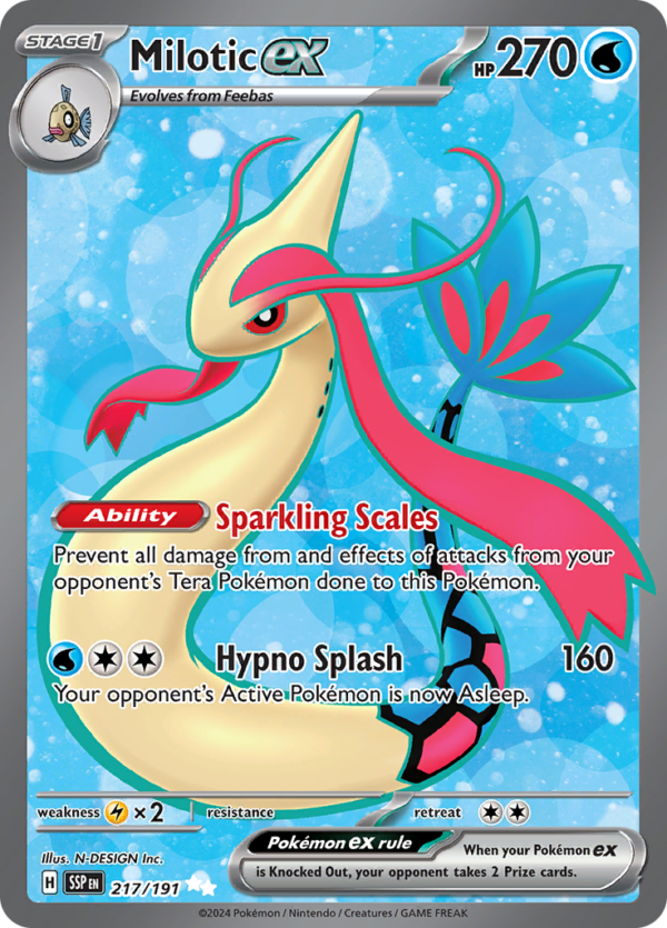 Milotic ex-217-Surging Sparks