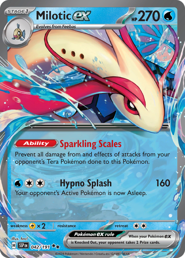 Milotic ex-42-Surging Sparks