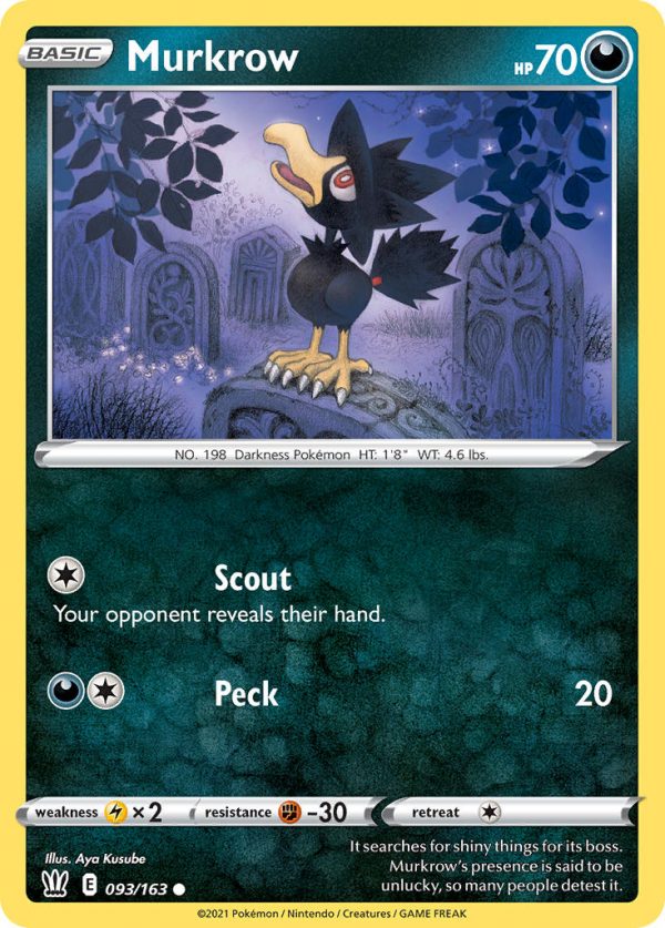 Murkrow - 93 - Battle Styles