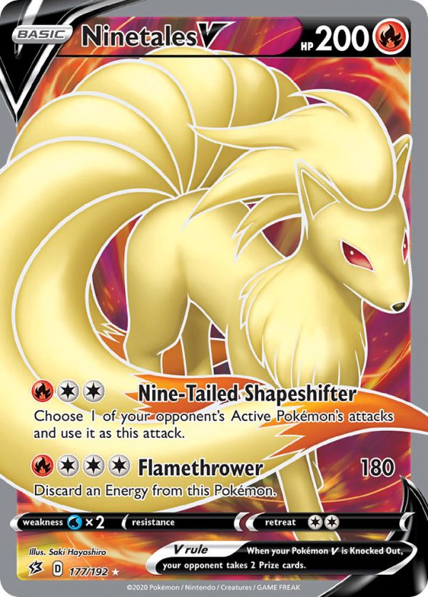 Ninetales V - 177 - Rebel Clash