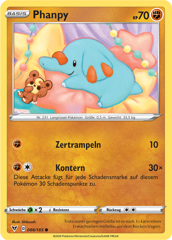 Phanpy - 86 - Farbenschock