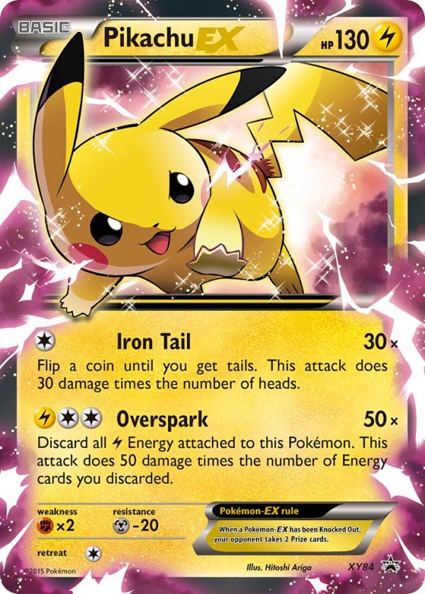 Pikachu-EX - XY84 - XY Promos