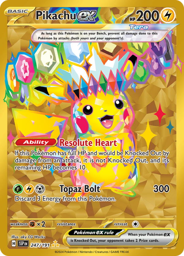 Pikachu ex-247-Surging Sparks