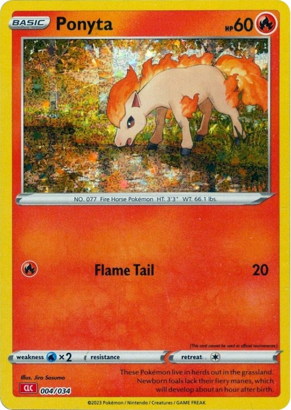 Ponyta-004-Pokemon TCG Classic - Charizard