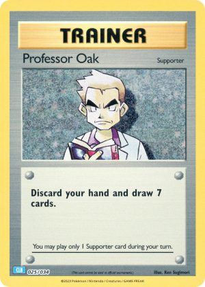 Professor Oak-025-Pokemon TCG Classic - Blastoise