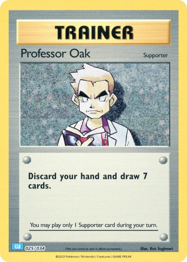 Professor Oak-025-Pokemon TCG Classic - Blastoise