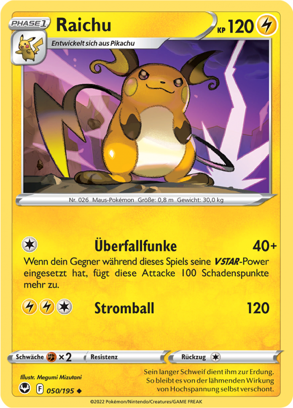 Raichu - 50 - Silberne Sturmwinde