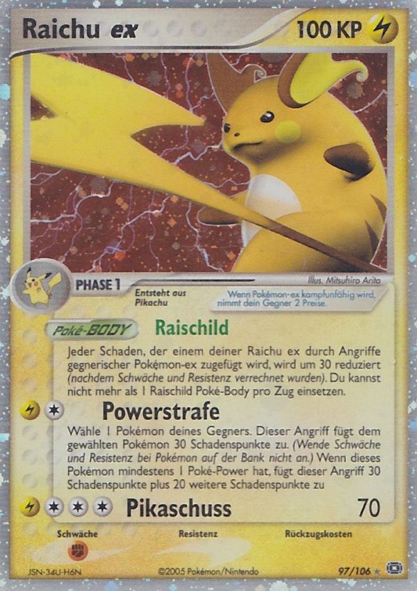 Raichu ex - 97 - Smaragd