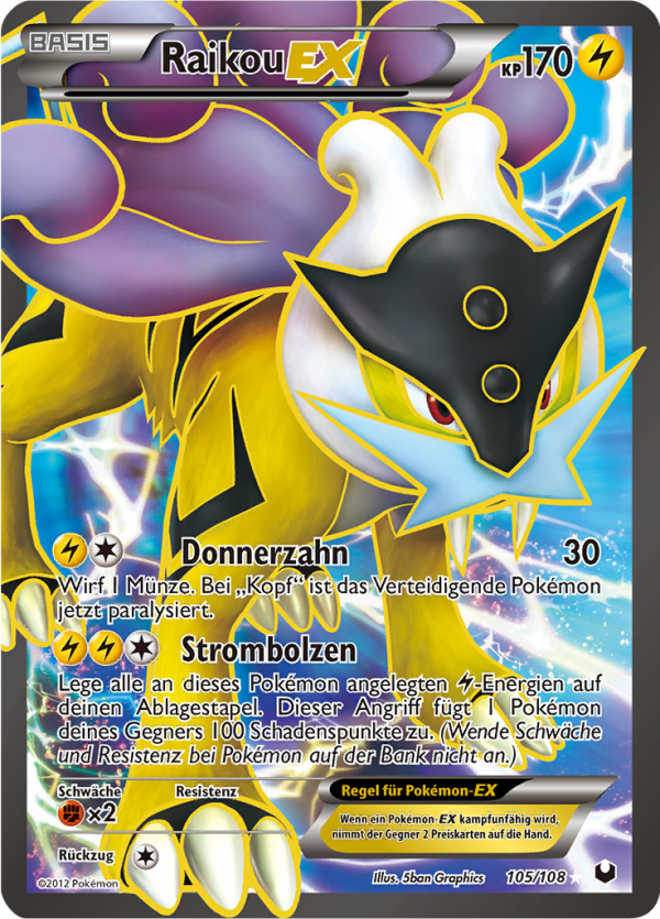 Raikou-EX - 105 - Erforscher der Finsternis