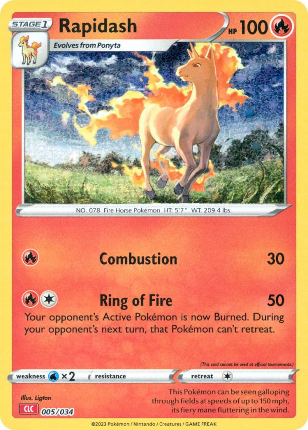 Rapidash-005-Pokemon TCG Classic - Charizard