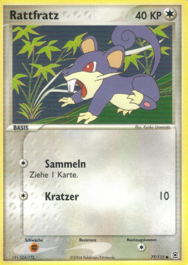 Rattata - 77 - Feuerrot & Blattgrun