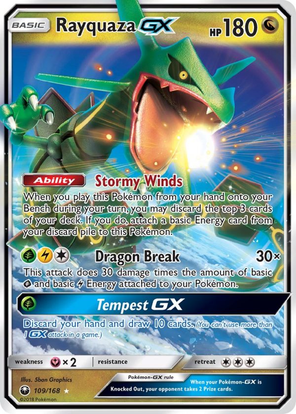 Rayquaza-GX - 109 - Celestial Storm