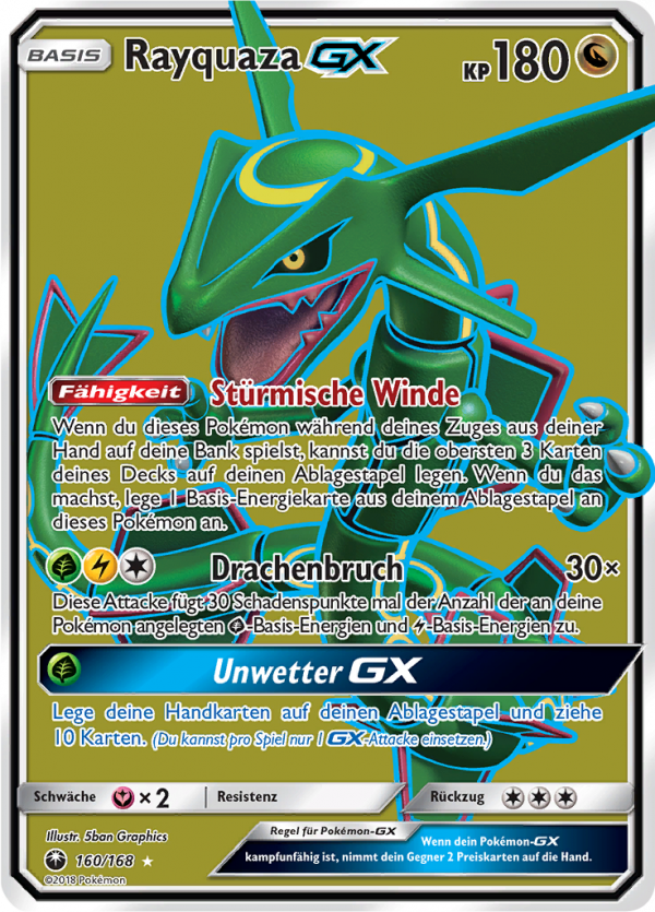 Rayquaza-GX - 160 - Sturm am Firmament