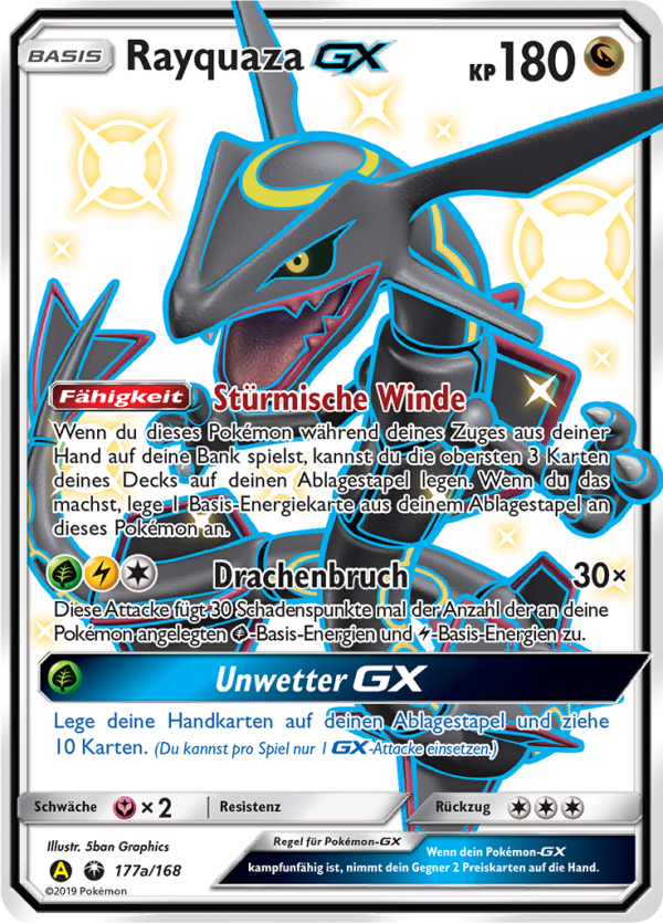 Rayquaza-GX - 177a - Sturm am Firmament