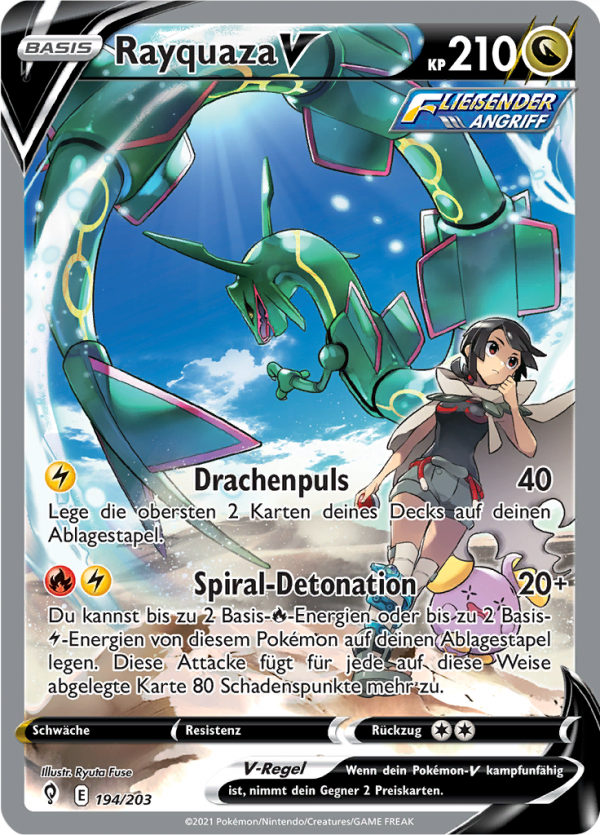 Rayquaza V - 194 - Drachenwandel