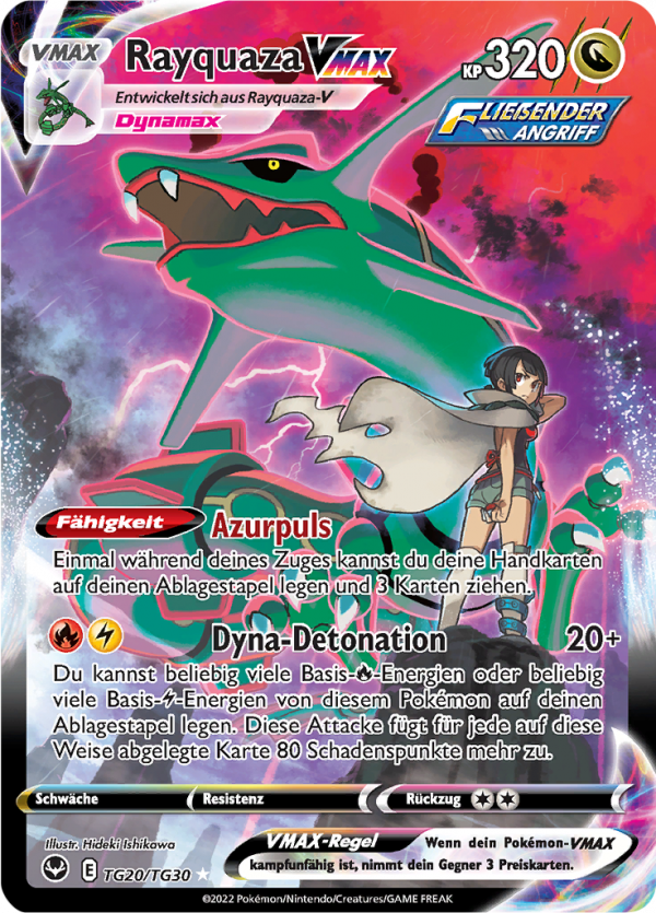 Rayquaza VMAX - TG20 - Silberne Sturmwinde