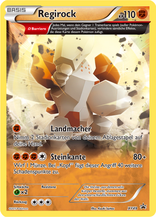 Regirock - XY49 - XY Promos