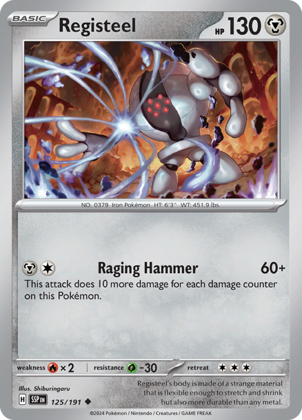 Registeel-125-Surging Sparks