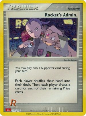 Rocket’s Admin.-025-Pokemon TCG Classic - Charizard