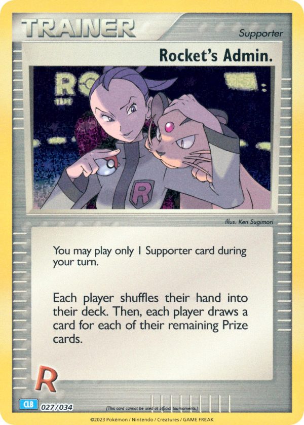 Rocket’s Admin.-027-Pokemon TCG Classic - Blastoise