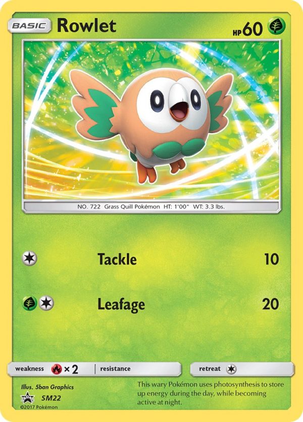 Rowlet - SM22 - Sun & Moon Promos