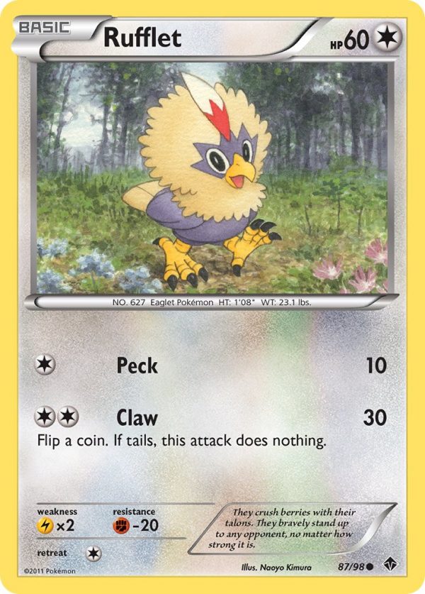 Rufflet - 87 - Emerging Powers|Rufflet - 87 - reverse holo - Emerging Powers