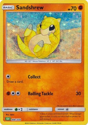 Sandshrew-008-Pokemon TCG Classic - Venusaur