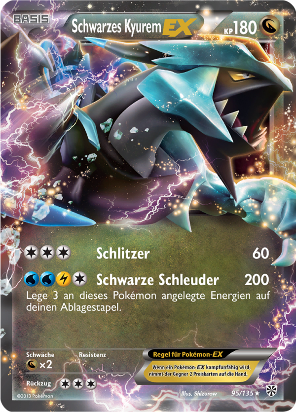 Schwarzes Kyurem-EX - 95 - Plasma-Sturm