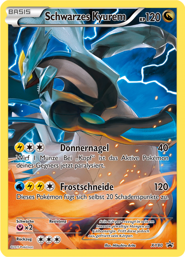 Schwarzes Kyurem - XY80 - XY Promos