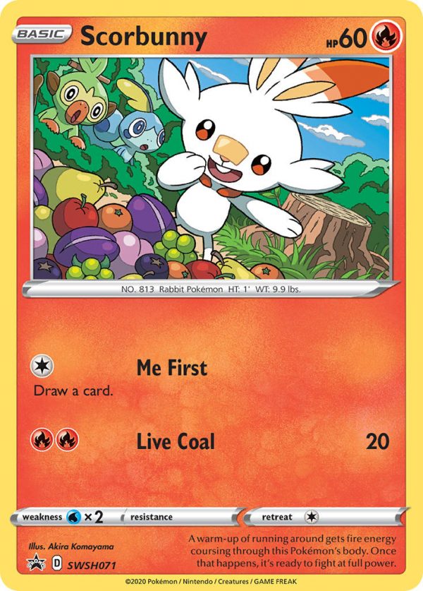 Scorbunny - SWSH071 - Sword & Shield Promos