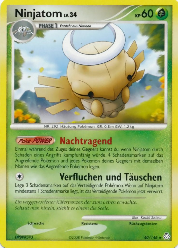 Ninjatom Wert Bild K Nstler Seltenheit Pokemonkarte De