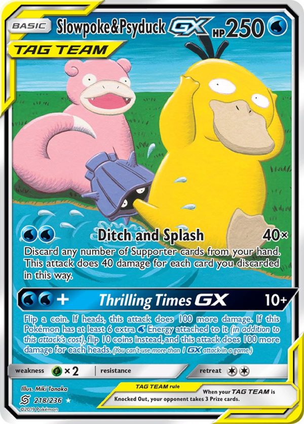 Slowpoke & Psyduck-GX - 218 - Unified Minds