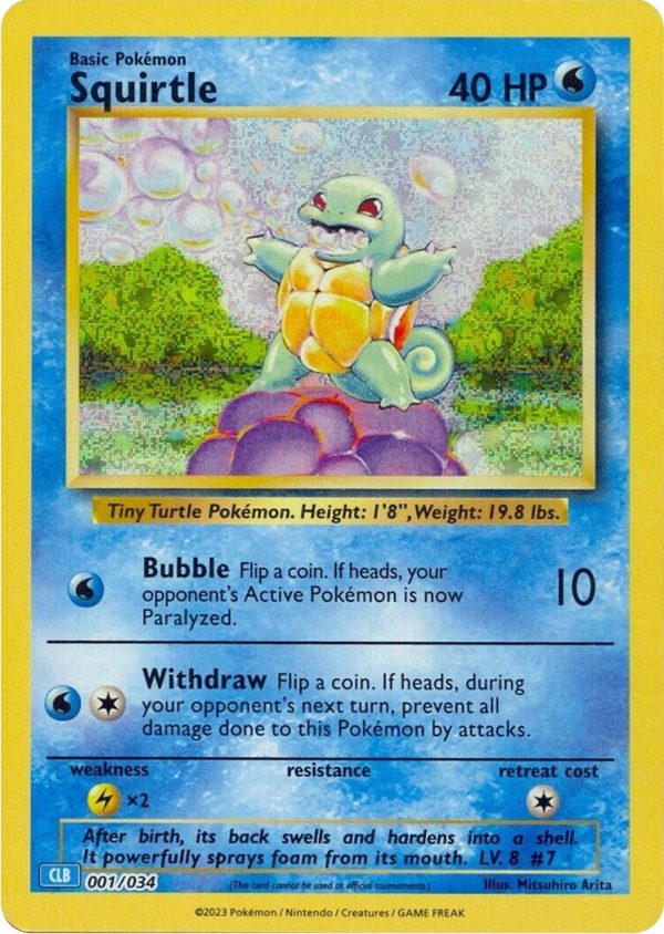 Squirtle-001-Pokemon TCG Classic - Blastoise