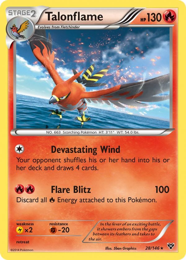 Talonflame - 28 - XY