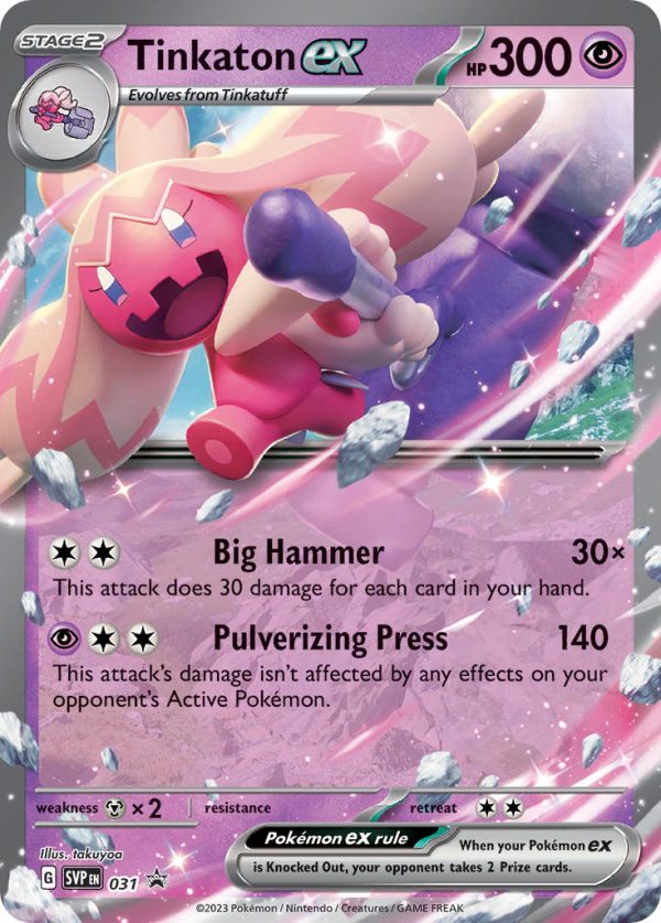 Tinkaton ex-31-Scarlet & Violet Promos