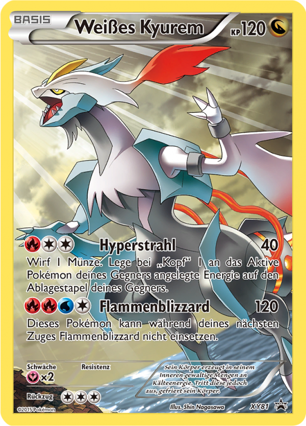 Weißes Kyurem - XY81 - XY Promos