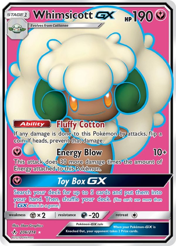 Whimsicott-GX - 206 - Unbroken Bonds